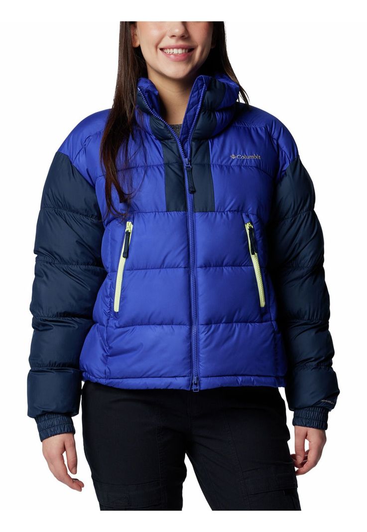 Parka Mujer Pike Lake Ii Cropped Azul-0