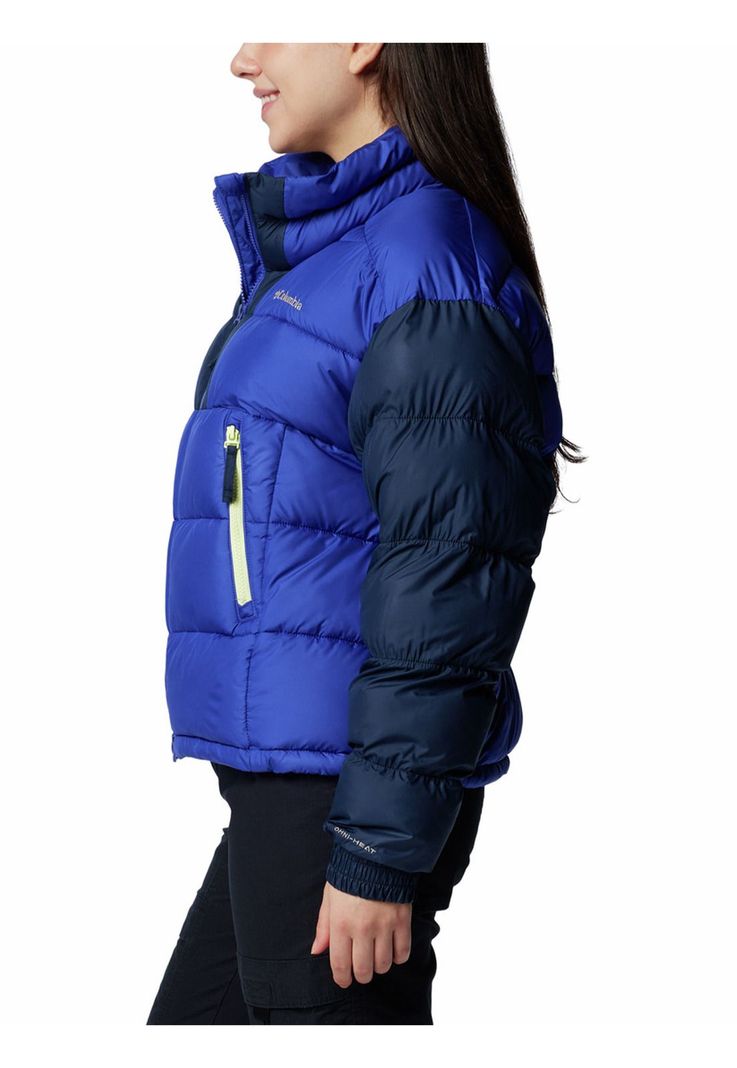 Parka Mujer Pike Lake Ii Cropped Azul-1