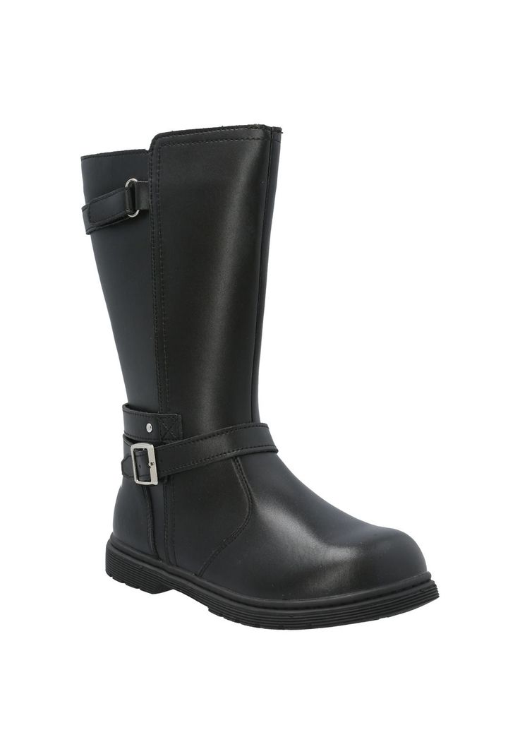 Bota Cuero Niña Lynox Negro-0