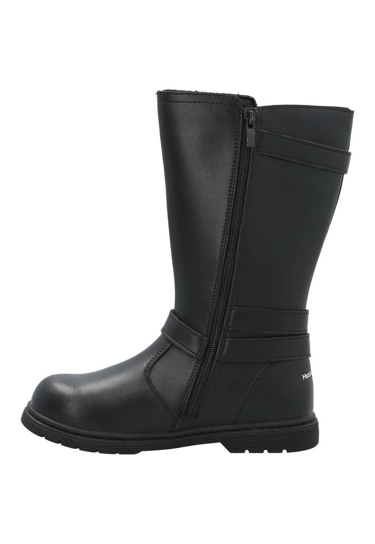 Bota Cuero Niña Lynox Negro-5