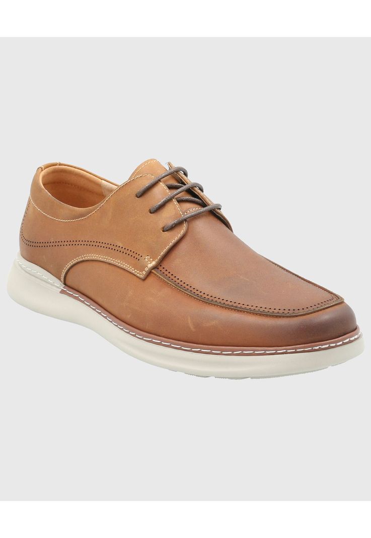 Zapato Cuero Hombre Max G Café-0