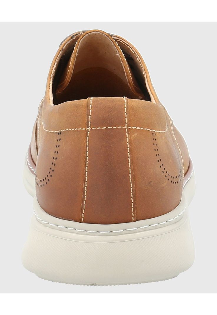 Zapato Cuero Hombre Max G Café-6