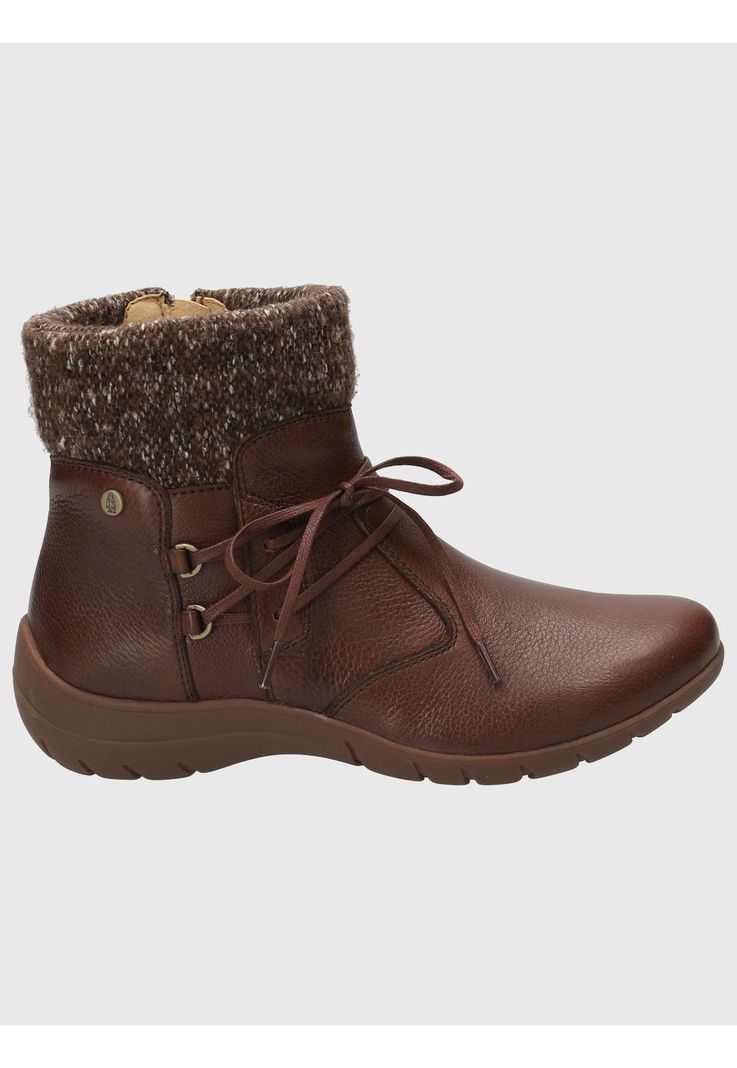 Botin Cuero Mujer Malmo Ii Café-1