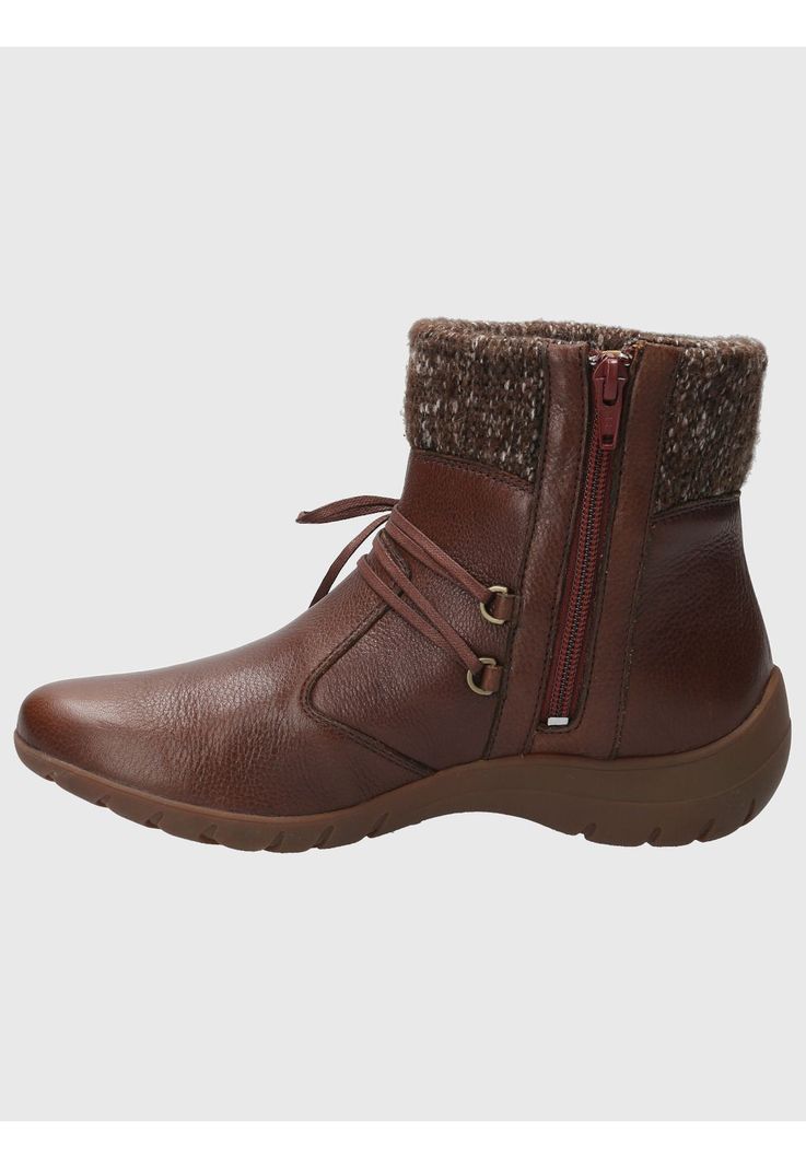 Botin Cuero Mujer Malmo Ii Café-5