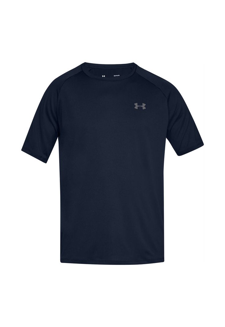 Polera manga corta Tech hombre Azul-0