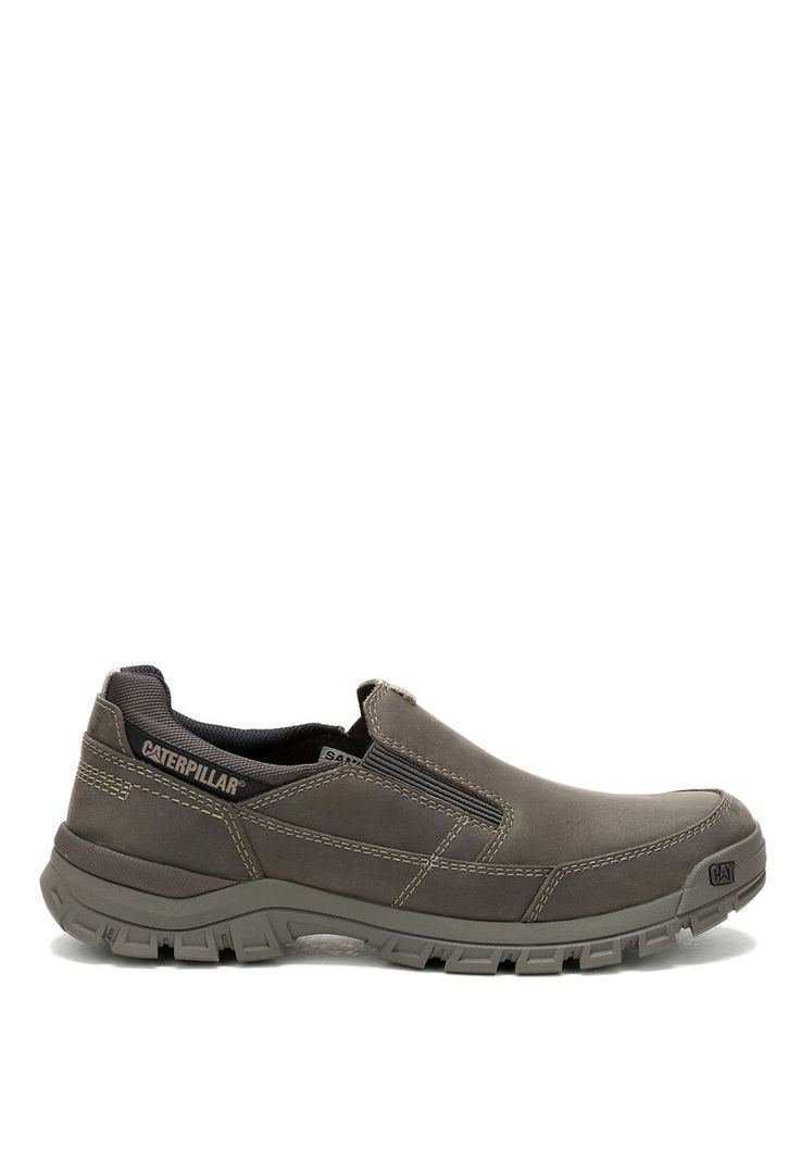 Zapatilla Cuero Hombre Threshold Slip On Gris Pardo-1