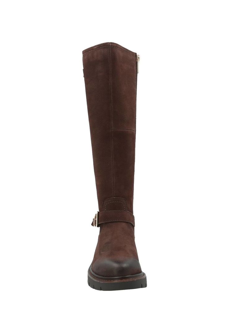 Bota Cuero Mujer Landd Chocolate-3