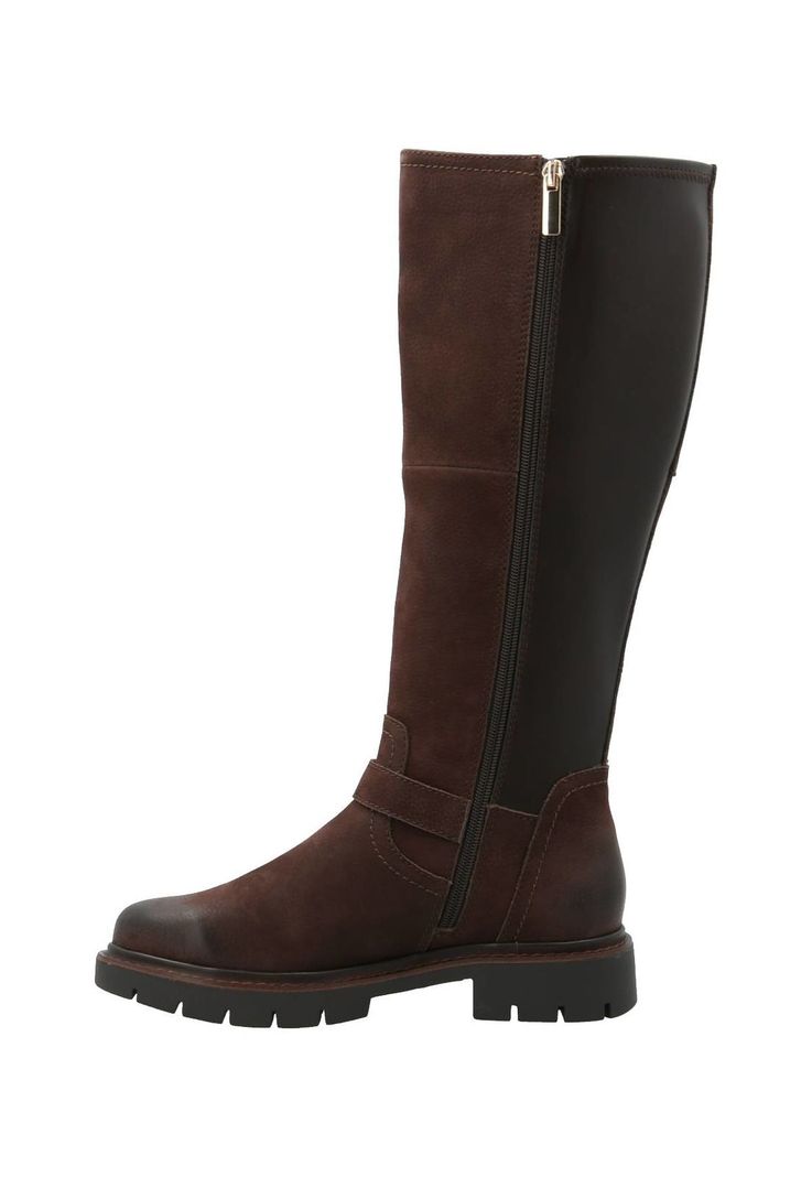 Bota Cuero Mujer Landd Chocolate-5