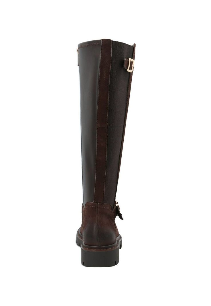 Bota Cuero Mujer Landd Chocolate-6