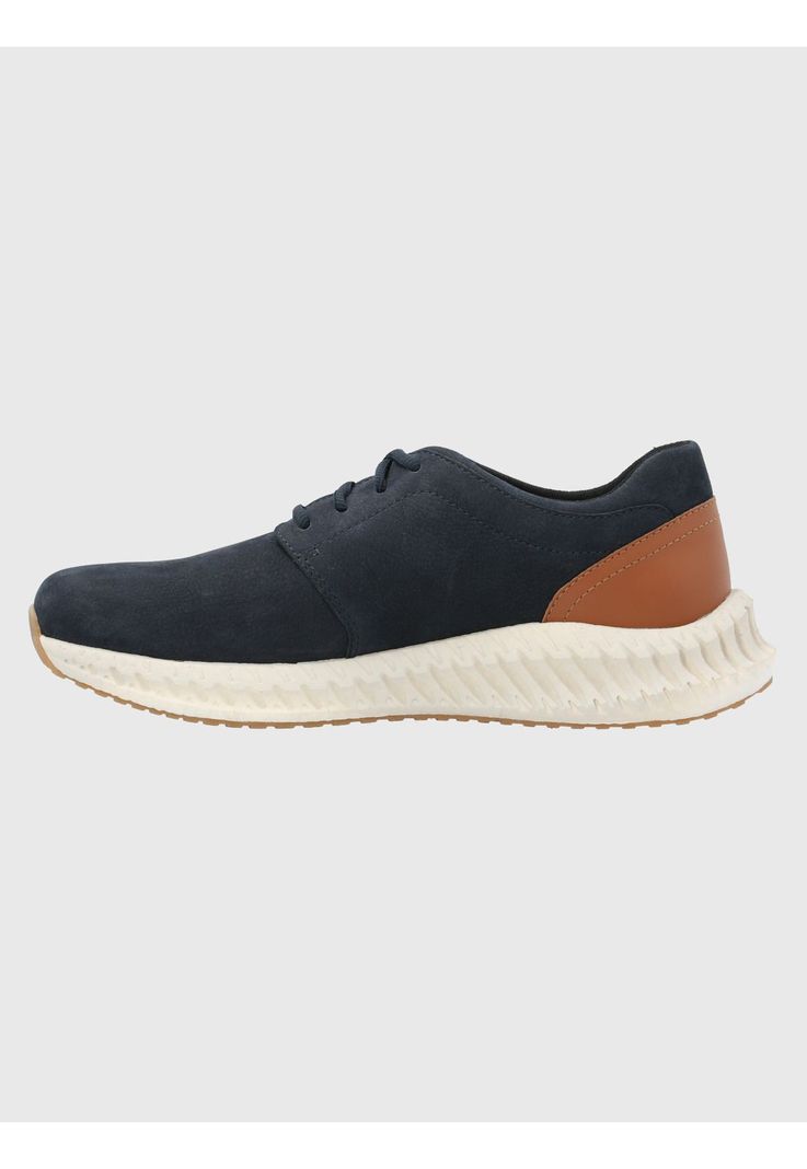 Zapatilla Cuero Hombre Spinal Discover Azul-4
