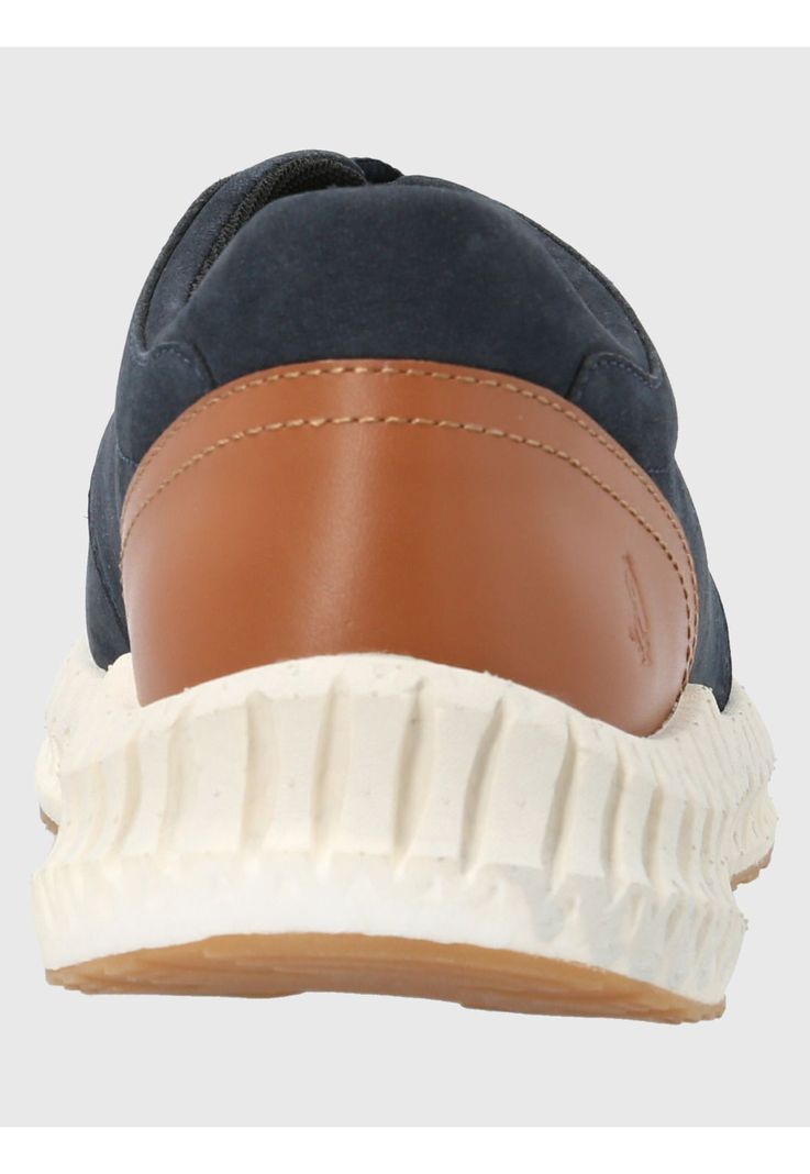 Zapatilla Cuero Hombre Spinal Discover Azul-6