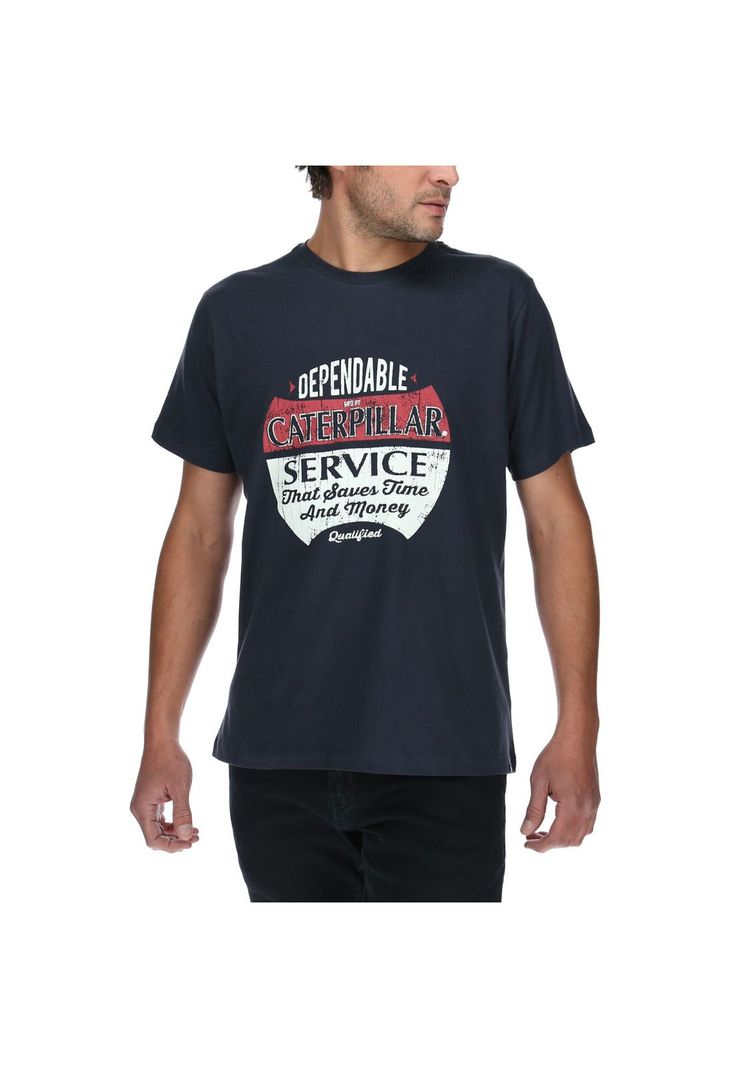 Polera Mc Hombre Dependable Tee Azul