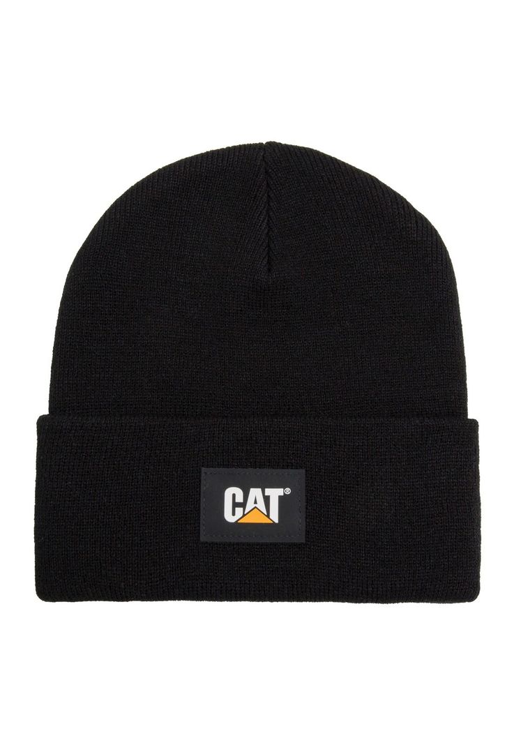 Gorro Casual Hombre Cat Label Cuff Beanie Negro-0