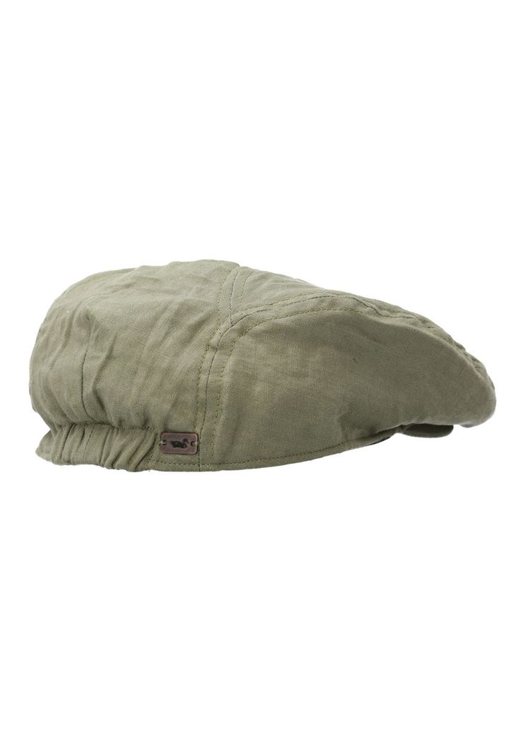 Gorro Lino Organico Verde Linen Hatton Hombre-1