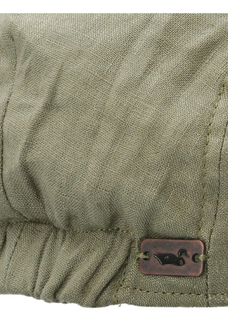 Gorro Lino Organico Verde Linen Hatton Hombre-2
