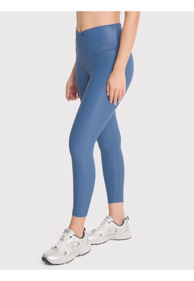 Calza deportiva 7/8 Mujer Hr Ankl Leg Eva II Azul-3