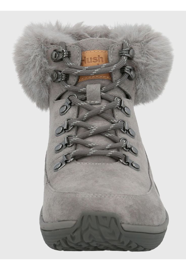 Botín Cuero Mujer Spinal Rug Alpine Gris-3