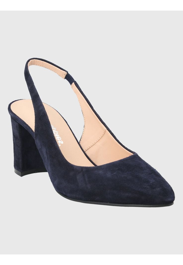 Zapato Cuero Azul Oscuro Mujer Temu -0