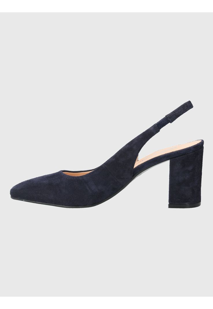 Zapato Cuero Azul Oscuro Mujer Temu -4