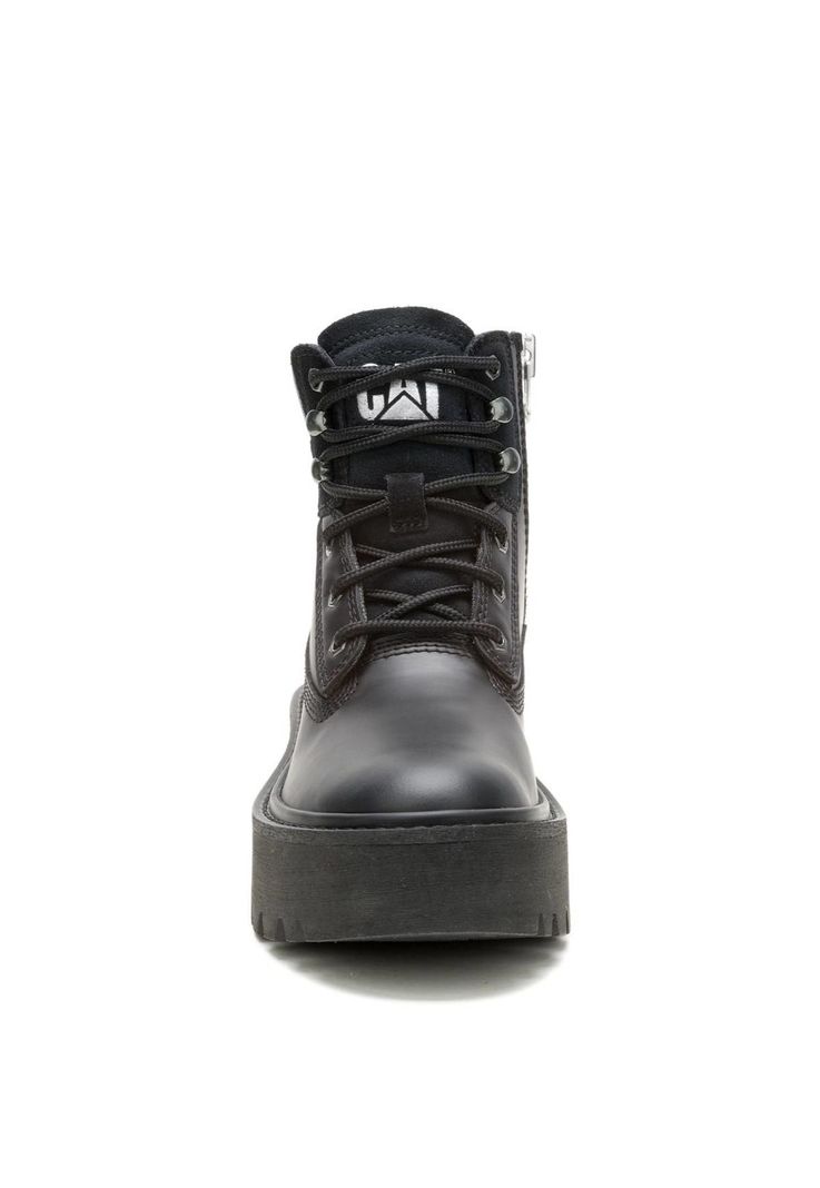 Botin Cuero Mujer Colorado Max 6 Zip Negro-4