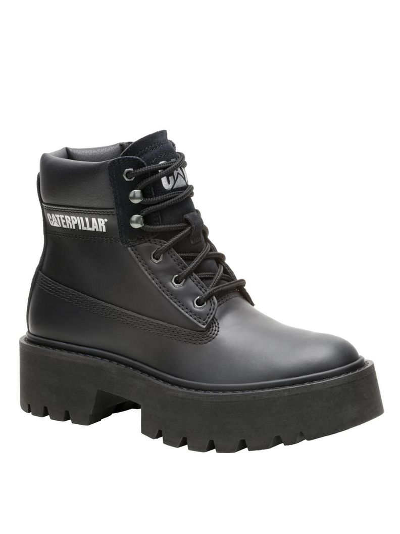 Botin Cuero Mujer Colorado Max 6 Zip Negro