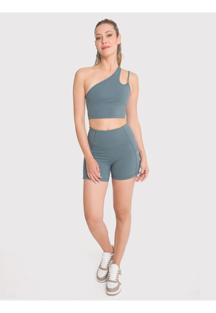 Short deportivo Mujer Soma Verde-0