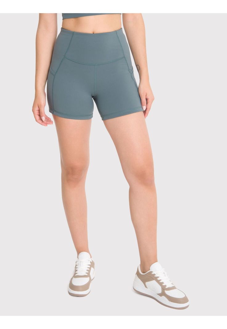 Short deportivo Mujer Soma Verde-3