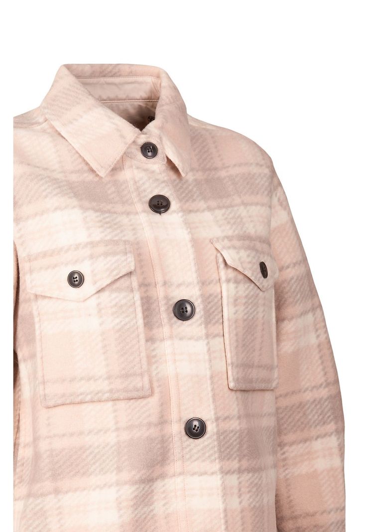 Chaqueta Lana Mujer Begonia Beige/Crudo-3