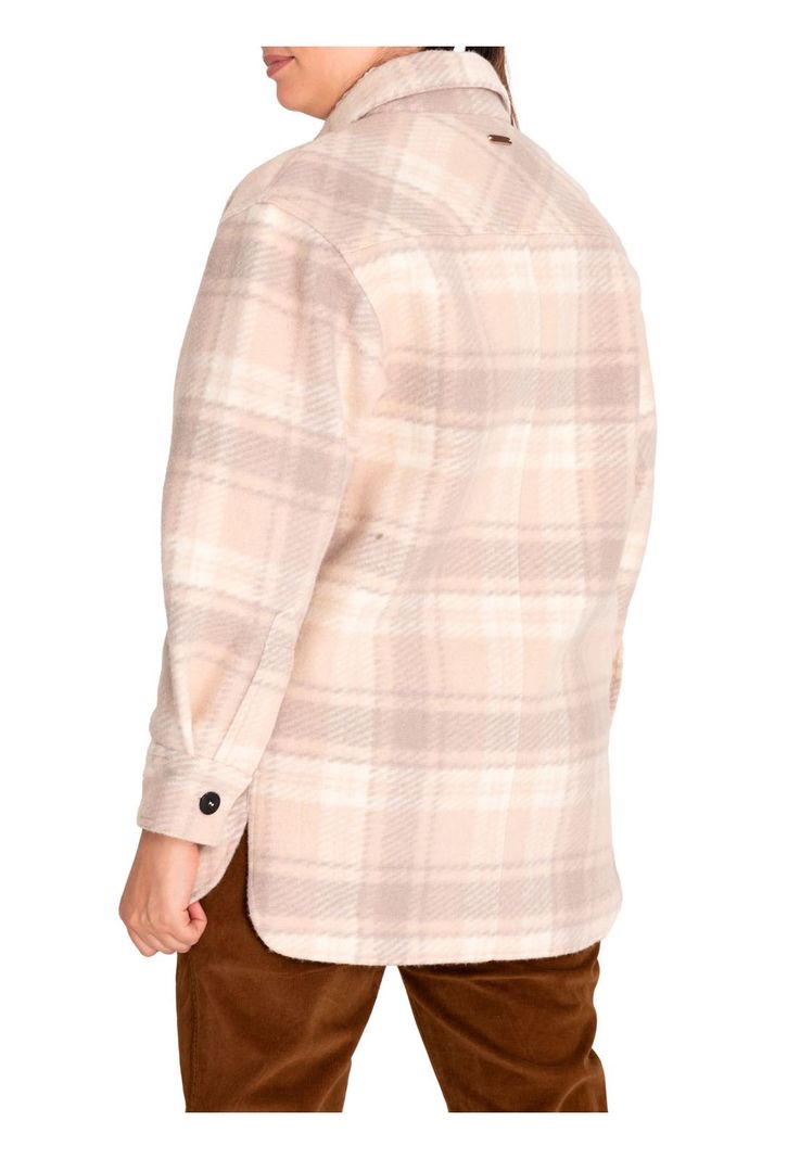 Chaqueta Lana Mujer Begonia Beige/Crudo-6