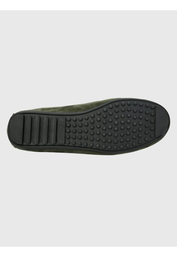 Mocasín Cuero Mujer Beth Verde-7