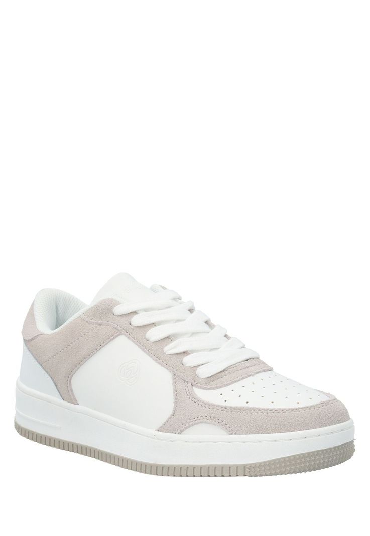 Zapatilla urbana Mujer Alyson Blanca/ Beige  -0