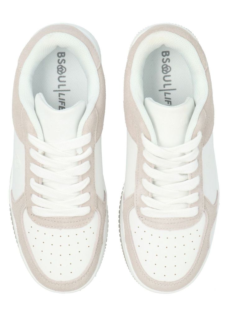 Zapatilla urbana Mujer Alyson Blanca/ Beige  -8