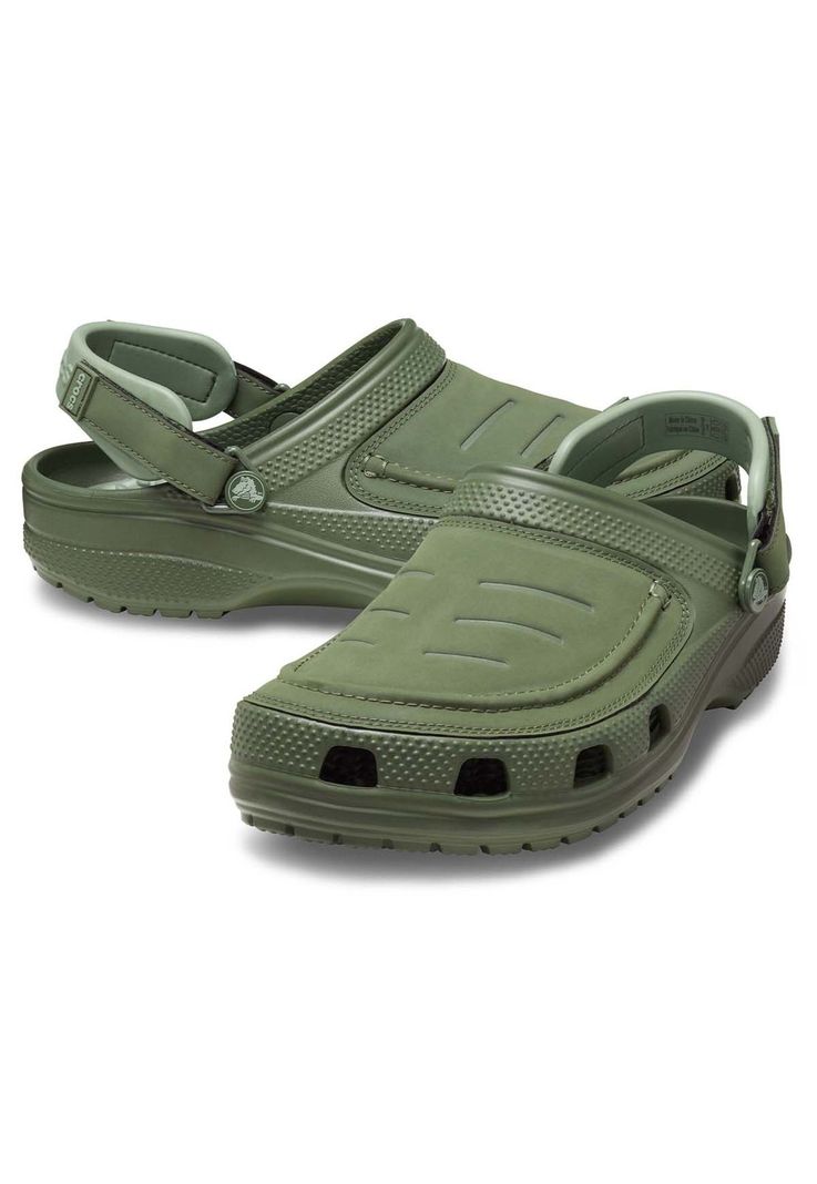 Zueco Crocs Hombre Yukon Vista Ii M Verde-3