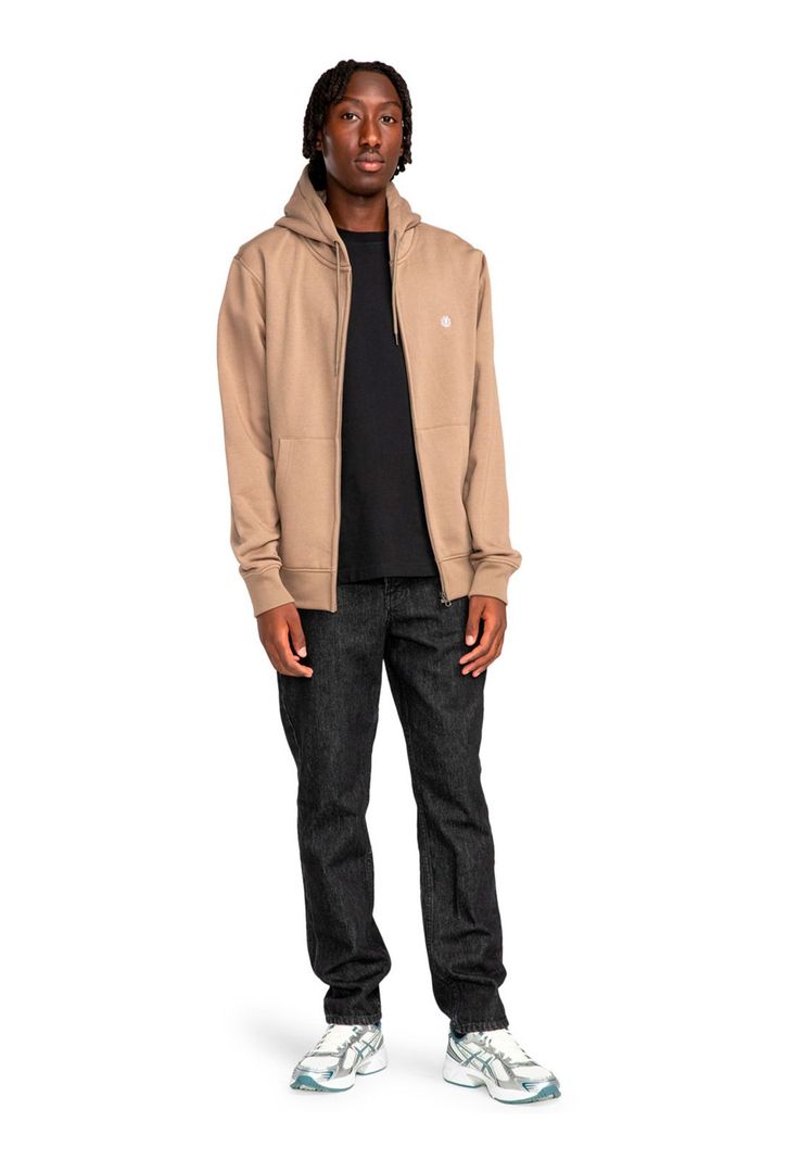 Polerón Hombre Cornell Classic Full Zip Beige-4