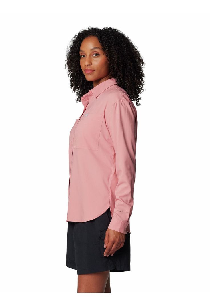 Blusa Mujer Silver Ridge Utility Rosado-1