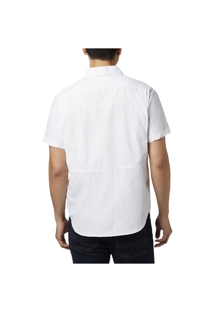 Camisa M/C Hombre Silver Ridge 2.0 Nylon Blanco-1
