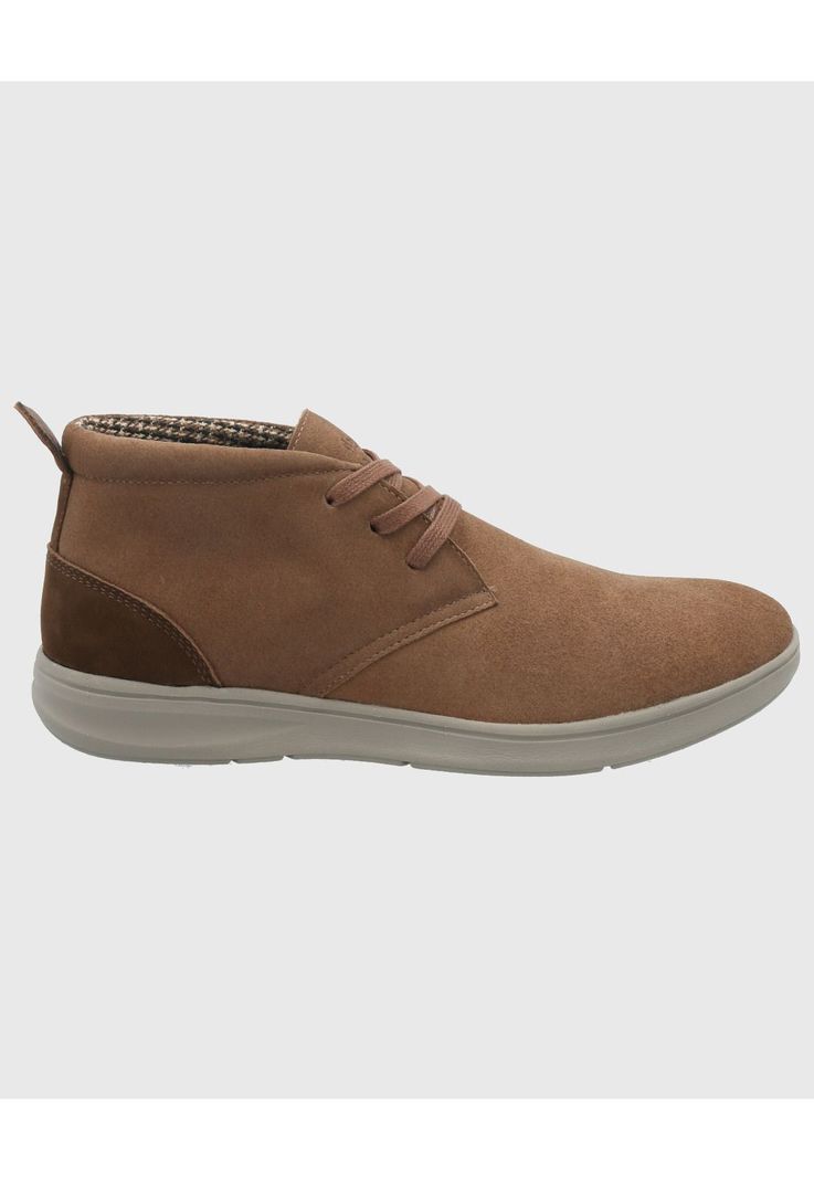 Botin Cuero Hombre Rudder Café-1