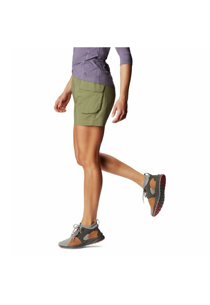 Short Mujer Cascade Pass Cargo Verde-1