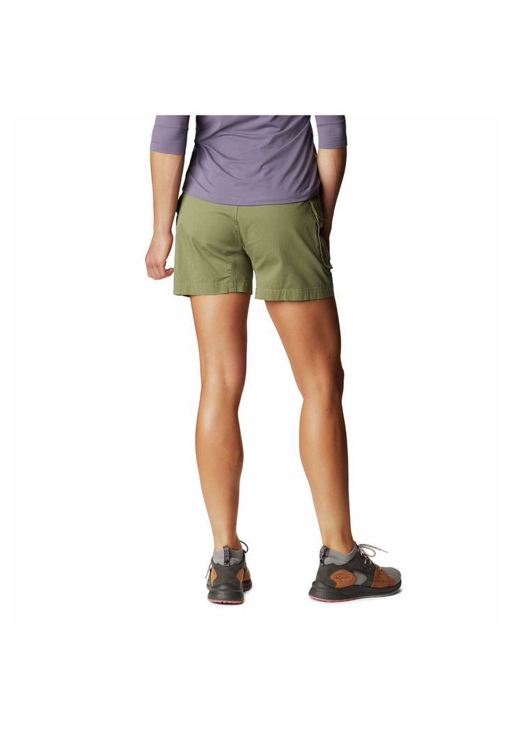 Short Mujer Cascade Pass Cargo Verde-2