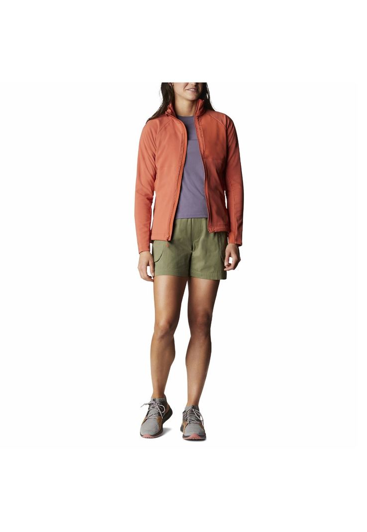 Short Mujer Cascade Pass Cargo Verde-4