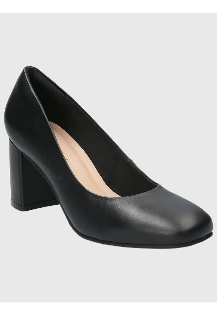 Zapato Cuero Mujer Maddox Negro-0