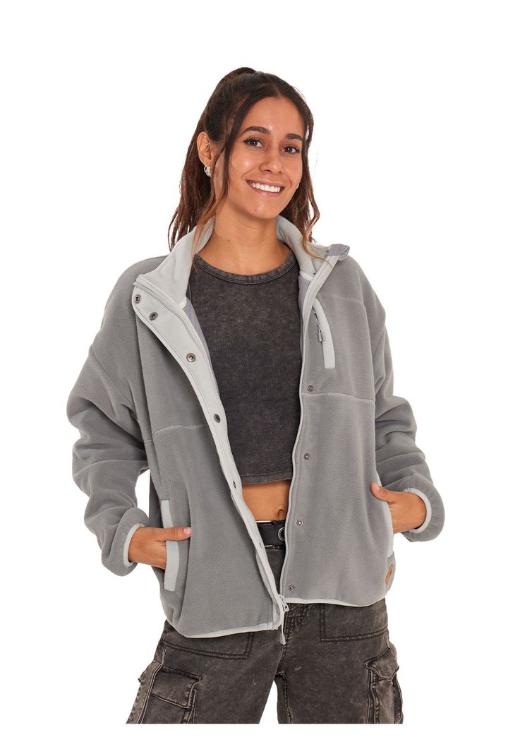 Polar Mujer Gris-0