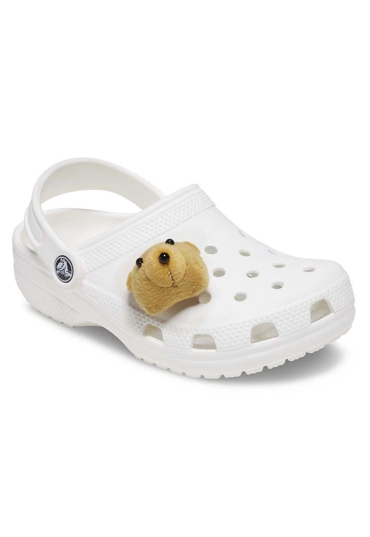 Jibbitz Crocs Cara De Oso De Peluche Café-1
