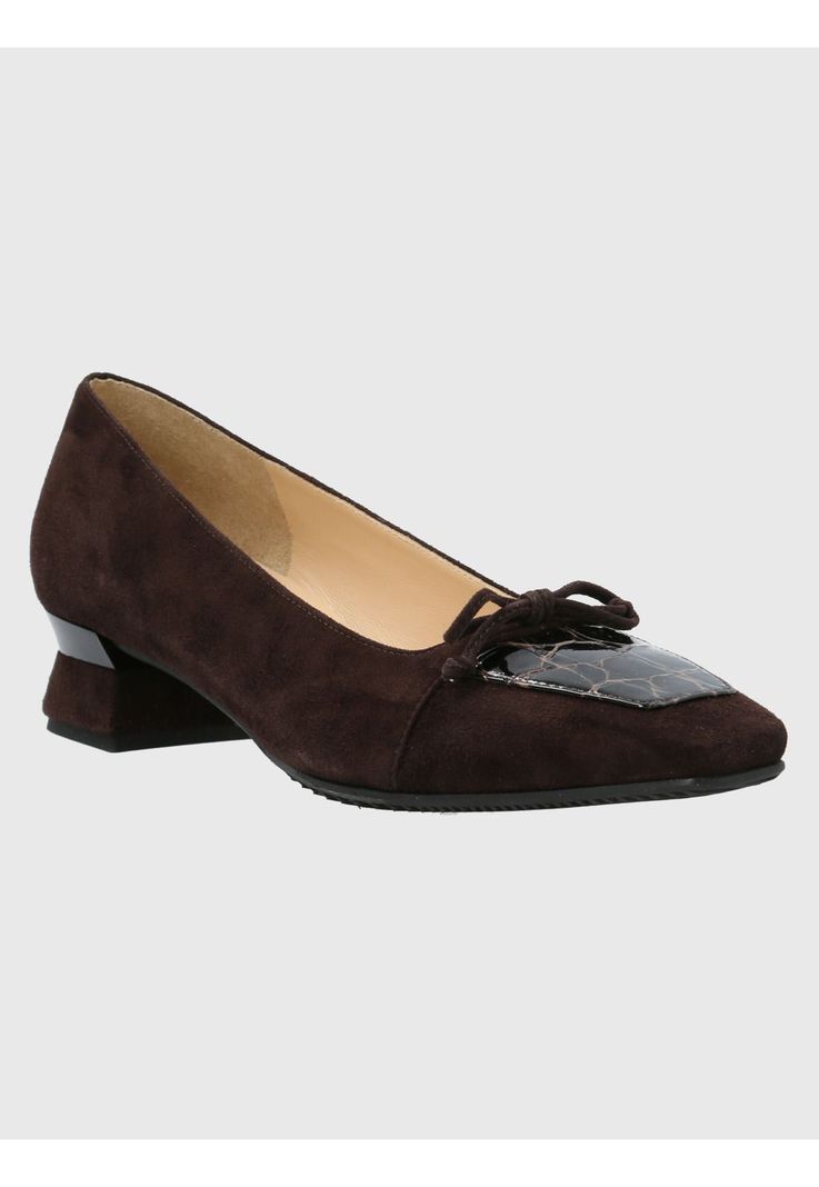 Zapato Cuero Mujer Dina Café Oscuro-0