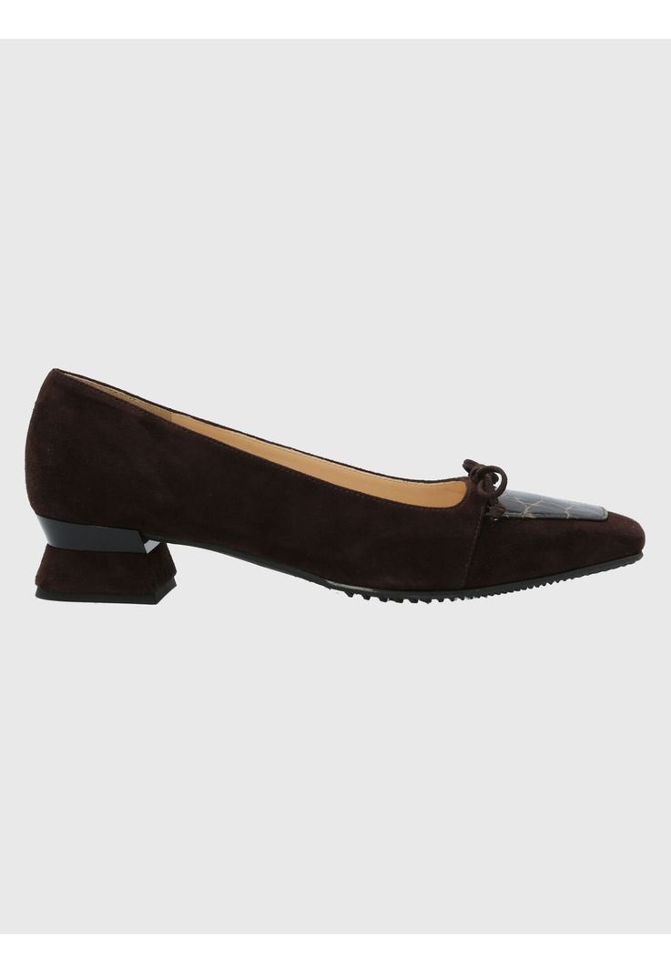 Zapato Cuero Mujer Dina Café Oscuro-1
