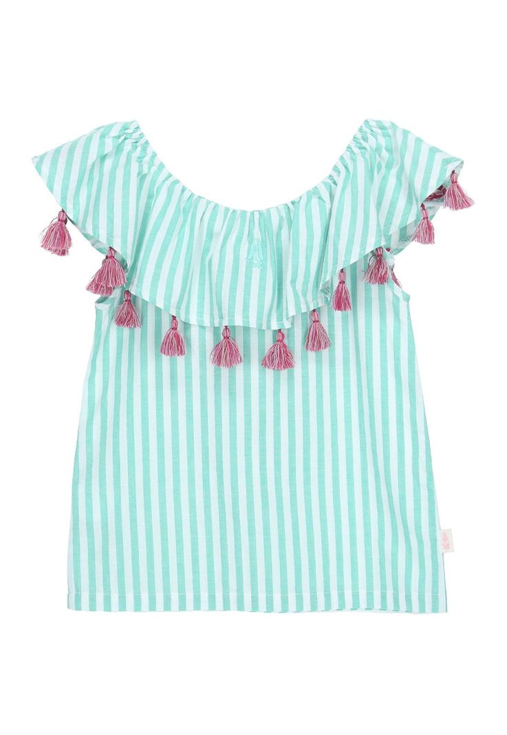 Blusa M/C Niña Vuelo Celeste-1