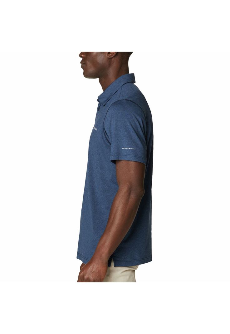 Polera M/C Hombre Tech Trail Polo Azul-1