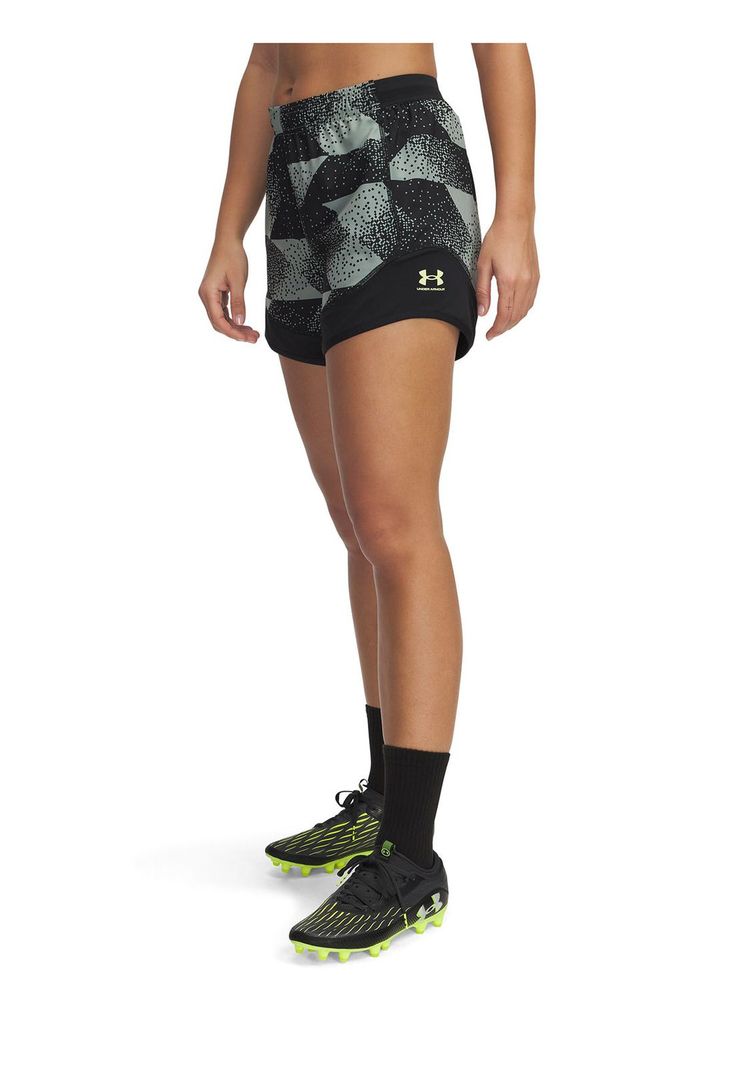 Shorts UA Challenger Pro Para Mujer Verde-0