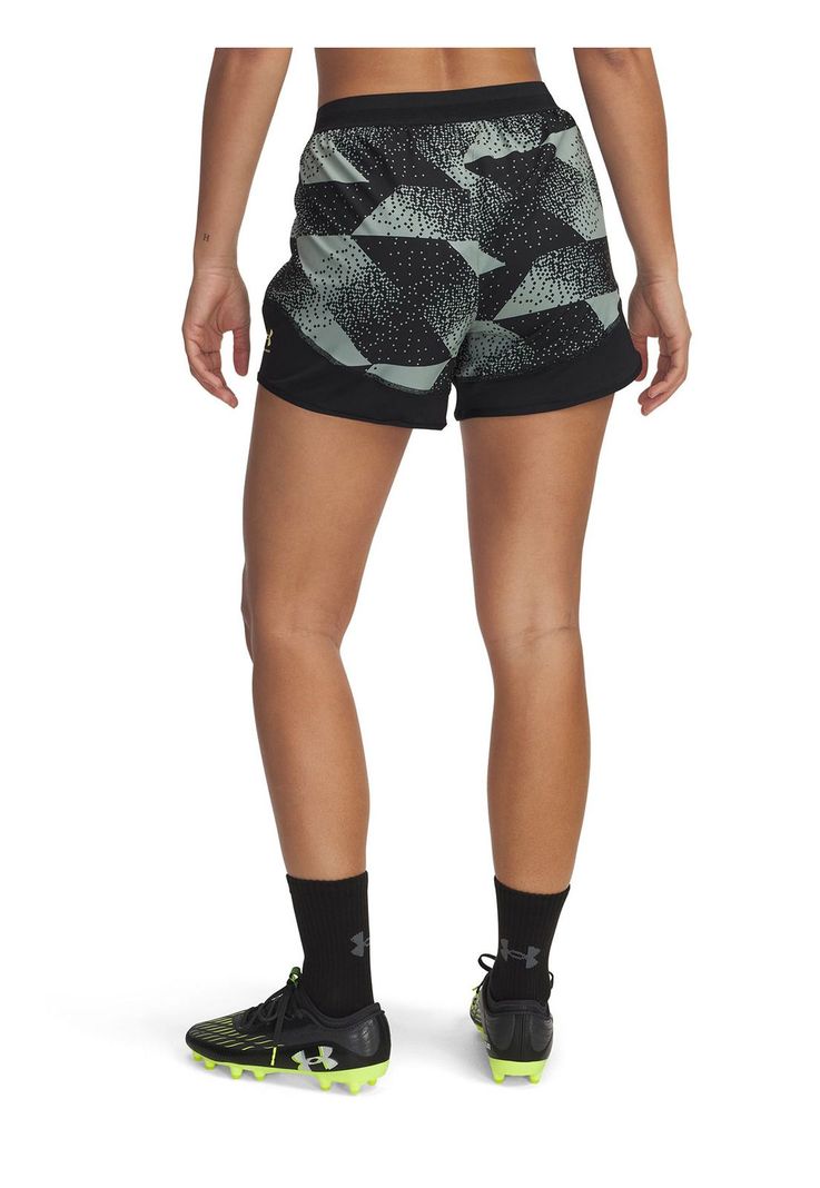 Shorts UA Challenger Pro Para Mujer Verde-1