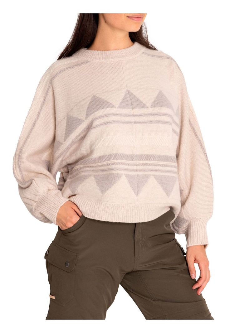 Sweater Lana Mujer Carmin Beige-7